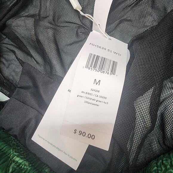 Lacoste Men's Swim Shorts Green White New Size M - NWT - Picture 8 of 9